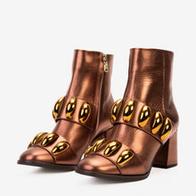 Load image into Gallery viewer, The Eclipse Rose Gold Leather Women Boot