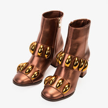 Load image into Gallery viewer, The Eclipse Rose Gold Leather Women Boot