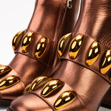 Load image into Gallery viewer, The Eclipse Rose Gold Leather Women Boot
