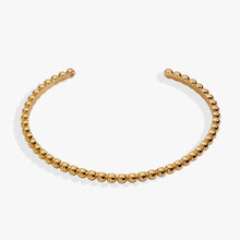 Load image into Gallery viewer, Gold Beaded Cuff Bracelet