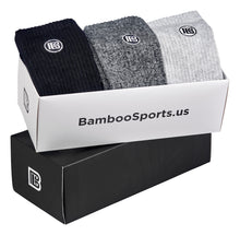 Load image into Gallery viewer, Premium Bamboo Rayon Crew Socks