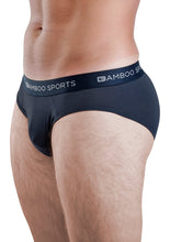 Load image into Gallery viewer, Men's Bamboo Rayon No Fly Briefs Available in all sizes &amp; 3 Colors, 4 Pack