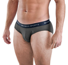 Load image into Gallery viewer, Men's Bamboo Rayon No Fly Briefs Available in all sizes &amp; 3 Colors, 4 Pack