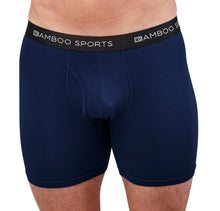 Load image into Gallery viewer, Men's 4" Inseam Bamboo Rayon Boxer Briefs - 4 Pack