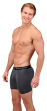 Load image into Gallery viewer, Men's 4" Inseam Bamboo Rayon Boxer Briefs - 4 Pack