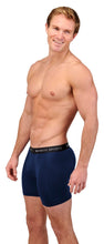 Load image into Gallery viewer, Men's 4" Inseam Bamboo Rayon Boxer Briefs - 4 Pack
