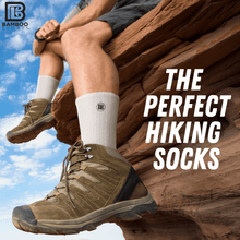 Load image into Gallery viewer, Premium Bamboo Rayon Crew Socks