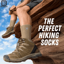 Load image into Gallery viewer, Premium Bamboo Rayon Crew Socks