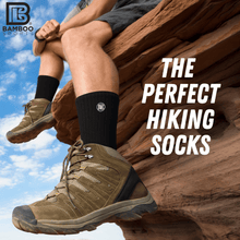 Load image into Gallery viewer, Premium Bamboo Rayon Crew Socks