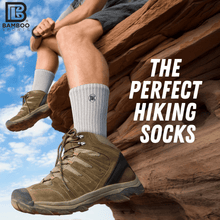 Load image into Gallery viewer, Premium Bamboo Rayon Crew Socks