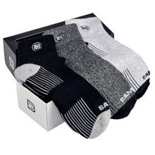 Load image into Gallery viewer, Premium Bamboo Rayon Quarter Crew Socks Gift Box