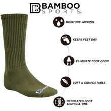 Load image into Gallery viewer, NEW! Knee high Premium Crew Socks (2 Pack)