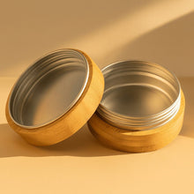 Load image into Gallery viewer, Bamboo Travel Tin for Zero Waste Bars &amp; Tooth Tabs
