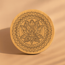Load image into Gallery viewer, Bamboo Travel Tin for Zero Waste Bars &amp; Tooth Tabs