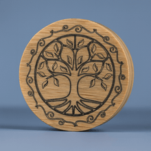 Load image into Gallery viewer, Bamboo Travel Tin for Zero Waste Bars &amp; Tooth Tabs