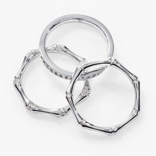 Load image into Gallery viewer, Bamboo Trio Ring Set