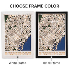 Load image into Gallery viewer, 3D City Map Barcelona