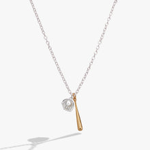 Load image into Gallery viewer, Baseball Duo Charm Pendant Necklace