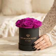 Load image into Gallery viewer, Essence Black Box | Bright Purple Roses