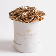 Load image into Gallery viewer, Essence Beige Suede Box | Gold Roses