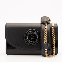 Load image into Gallery viewer, The Diva Black Leather Handbag