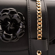 Load image into Gallery viewer, The Diva Black Leather Handbag