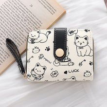 Load image into Gallery viewer, Japanese-Style Women's Clutch Wallet - Fresh Sweet PU Leather Compact Wallet