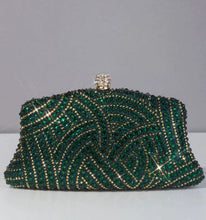 Load image into Gallery viewer, Elegant Rhinestone Evening Clutch - Premium Crystal Embellished Evening Bag for Women