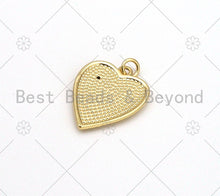 Load image into Gallery viewer, Enamel Rainbow On Heart Shape Pendant, 18K Gold Filled Heart Charm,Necklace Bracelet Charm Pendant,mm,Sku#LD150