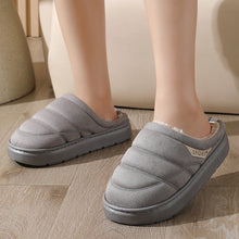 Load image into Gallery viewer, Plush Winter Slippers for Women &amp; Men - Warm Indoor House Shoes with Thick EVA Sole &amp; Non-Slip Grip
