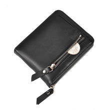 Load image into Gallery viewer, Men's Retro Multi-Card Zipper Wallet – PU Leather Slim Bifold with Coin Pocket