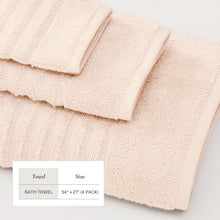 Load image into Gallery viewer, Luxury Combed Cotton Bath Towel Set - Karina Collection