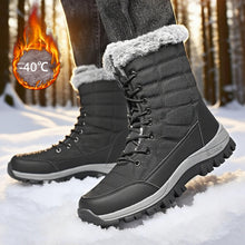 Load image into Gallery viewer, Men's Non-Slip Outdoor Winter Boots | Thickened Extra-Long Plush Lining | Warm Sports Snow Boots