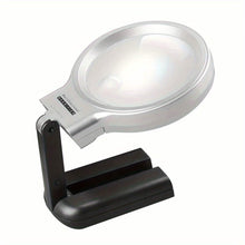 Load image into Gallery viewer, Foldable HD Multi-Power Magnifying Glass (Handheld &amp; Desktop)