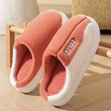 Load image into Gallery viewer, Thick-Sole Plush Slippers | Fleece-Lined Non-Slip Indoor Slippers for Men &amp; Women