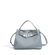 Load image into Gallery viewer, Genuine Leather Crossbody Tote Kelly Bag - Women's Handbag with Double Shoulder Straps