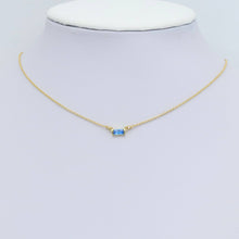 Load image into Gallery viewer, Colorful Rectangle CZ Birthstone Charm Pendant, Sku#LX521