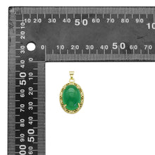 Load image into Gallery viewer, High Quality Green Jade Oval Shape Pendant, Sku#LX357