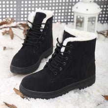 Load image into Gallery viewer, Women's Warm Plush Snow Boots | Cozy Ankle Boots with Rubber Sole