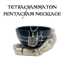 Load image into Gallery viewer, Tetragrammaton Amulet Necklace Occult Protection Symbol Jewelry