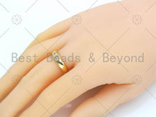 Load image into Gallery viewer, Square CZ Adjustable Ring, Sku#X218