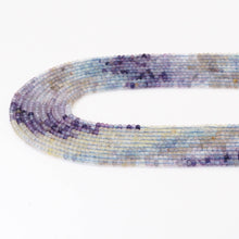 Load image into Gallery viewer, 2x3mm Multicolor Fluorite Faceted Rondelle Beads, Sku#U1703
