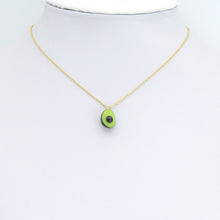Load image into Gallery viewer, Enamel Gold Half Avocado Charm Pendant,Sku#LK1248