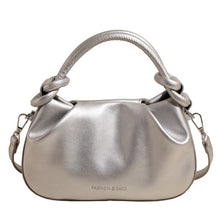 Load image into Gallery viewer, Women's Cloud Pleated Crossbody Bag - Minimalist PU Leather Shoulder Bag with Adjustable Strap