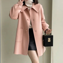 Load image into Gallery viewer, Womens Stylish Casual Doll-Neck Wool Coat