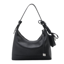 Load image into Gallery viewer, Genuine Leather Dumpling Shoulder Bag - Urban Minimalist Commuter Bag for Women