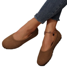 Load image into Gallery viewer, Women's Round Toe Slip-On Loafers | Mesh Flat Shoes for Everyday Wear