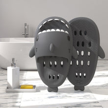 Load image into Gallery viewer, Shark Slides Shower Shoes With Drain Holes