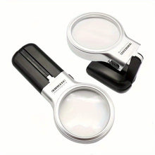 Load image into Gallery viewer, Foldable HD Multi-Power Magnifying Glass (Handheld &amp; Desktop)