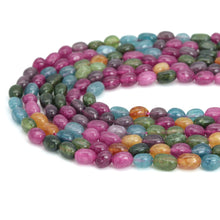 Load image into Gallery viewer, 6x9mm Jade Smooth Oval Beads, Sku#U2149